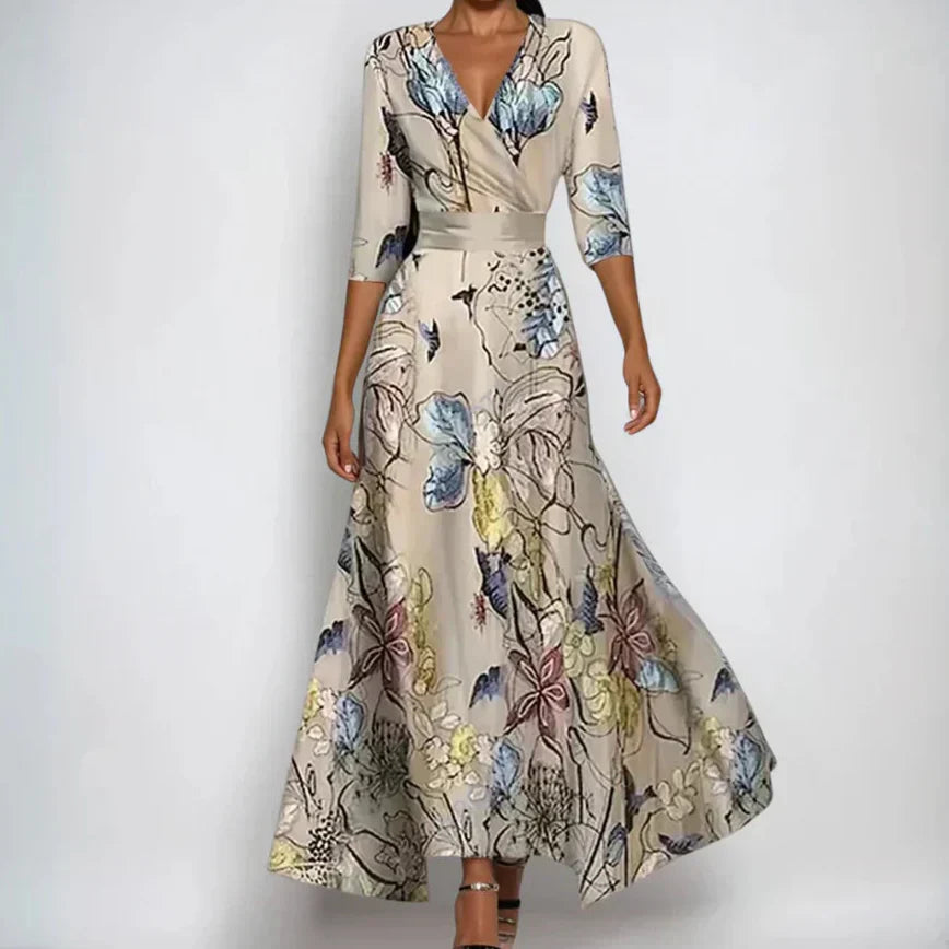 Emily - Luxury Floral Maxi Dress