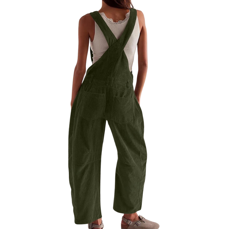 ETHEL – Stylish Barrel Wide Leg Overall Jumpsuit