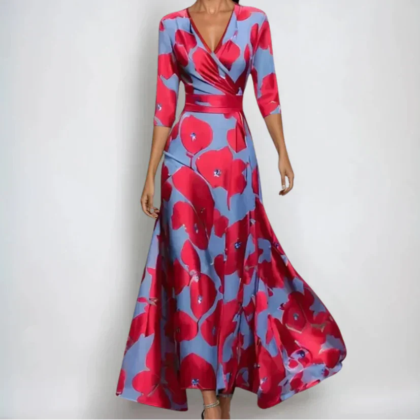 Emily - Luxury Floral Maxi Dress