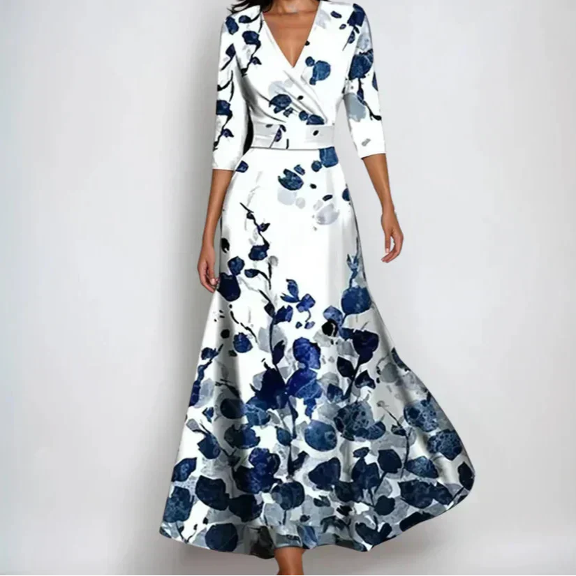 Emily - Luxury Floral Maxi Dress