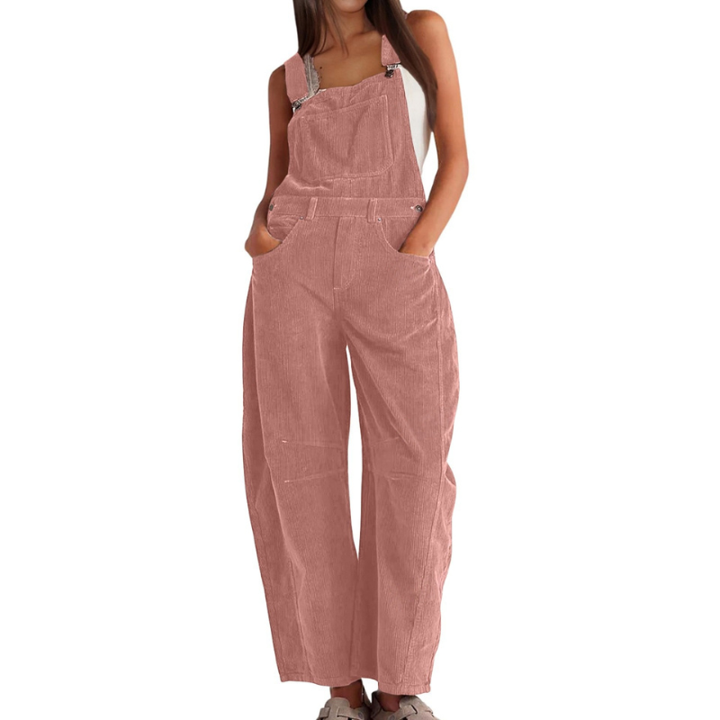 ETHEL – Stylish Barrel Wide Leg Overall Jumpsuit