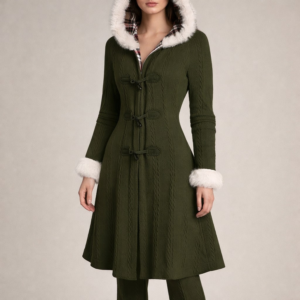 Giulia Hooded Toggle Coat