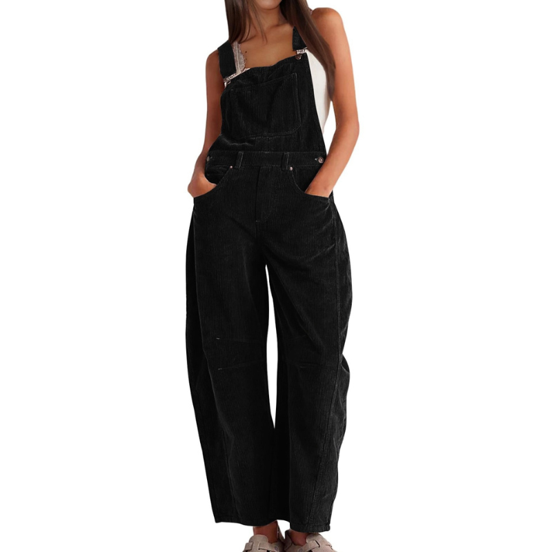ETHEL – Stylish Barrel Wide Leg Overall Jumpsuit