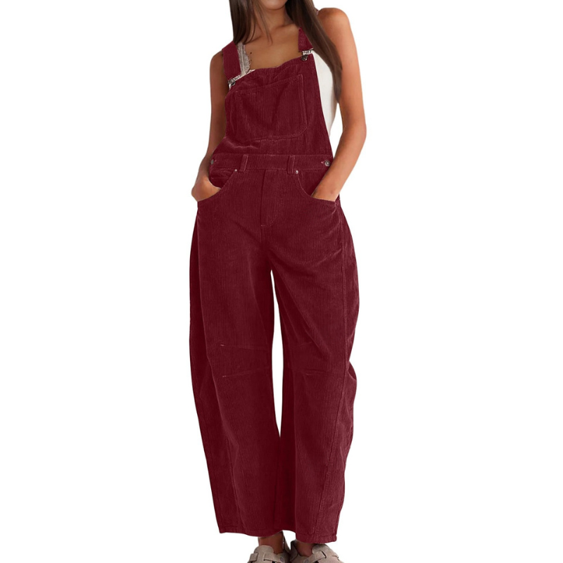 ETHEL – Stylish Barrel Wide Leg Overall Jumpsuit