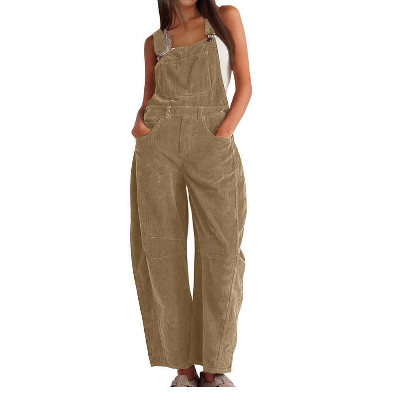 ETHEL – Stylish Barrel Wide Leg Overall Jumpsuit