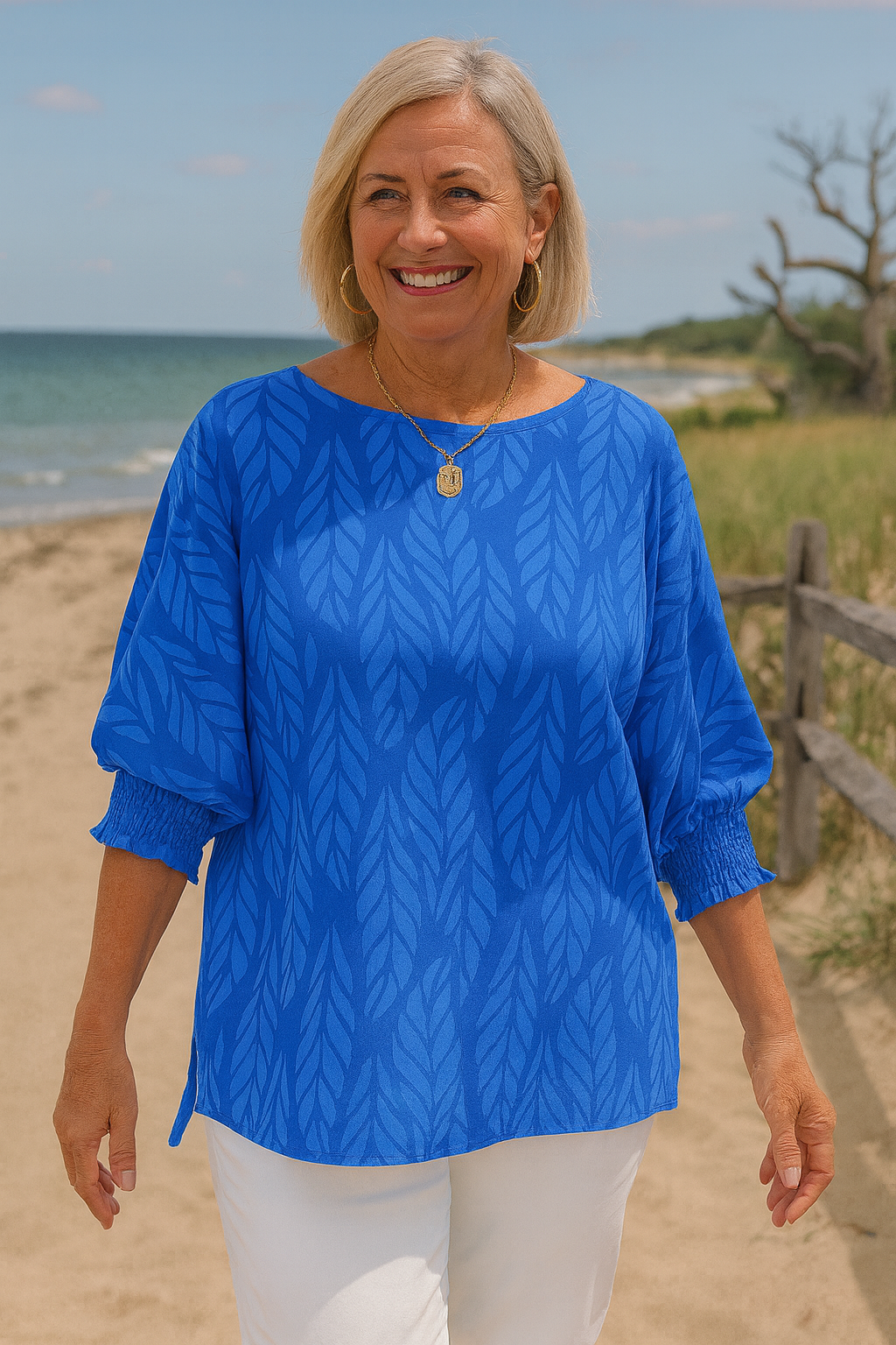 Elandra| FlatterFit Blouse – Confidence, Comfort & Coverage